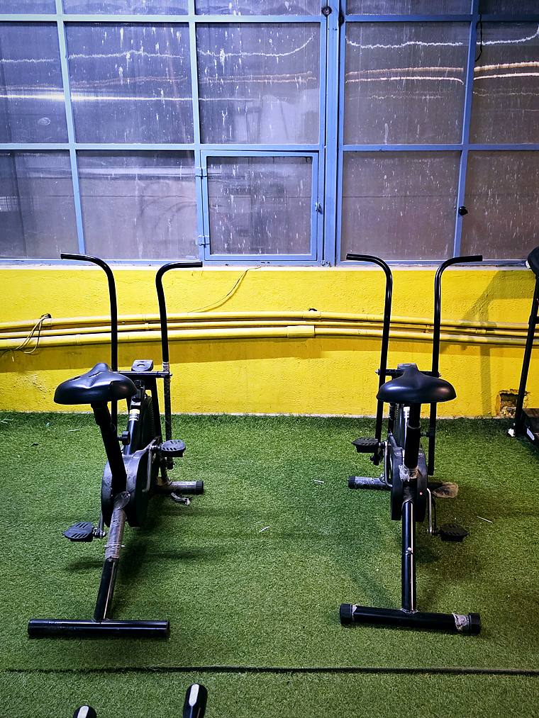 Gym — exercise bikes — Vaikuntum Elite Gents Stay